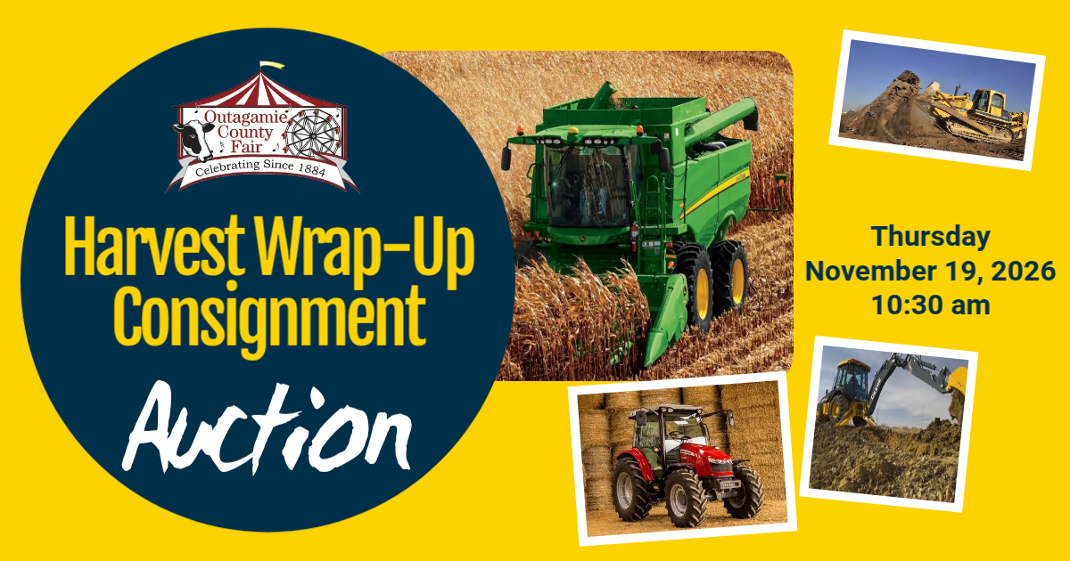 Harvest Wrap-Up Auction banner