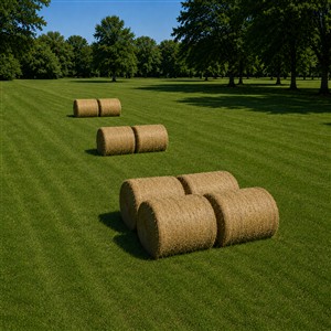 Hay bale hop